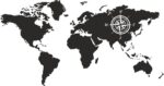 Naklejki Ścienne NA ŚCIANĘ, MAPA ŚWIATA 239