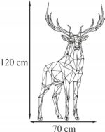 Naklejka ścienna Geometryczny Jeleń nr 8 - obrazek 2