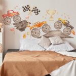 Naklejki dla dzieci na ścianę Auta Monster Truck - obrazek 6