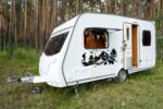 Naklejka na Samochód Kamper Bus Przyczepę Kempingową Góry Trekking - obrazek 2