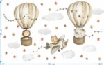 Naklejki na ścianę dla dzieci Zwierzęta Balony - obrazek 3
