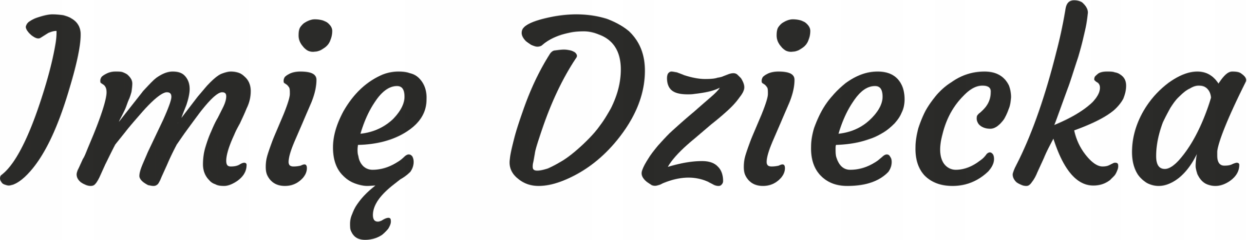 0bea047643b0905b0739d1e26cd0 Naklejka dziecięca foliowa Imię dziecka - obrazek 1