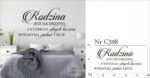 Naklejka na ścianę cytat Rodzina Family - obrazek 6