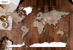Naklejka ścienna Mapa Świata Europy - obrazek 5