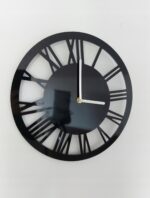 Zegar elegancki czarny ścienny okrągły ZD3 25cm - obrazek 2
