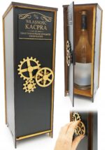 Pudełko Na Prezent Alkohol Wódkę Wino na Urodziny Sejf Grawer