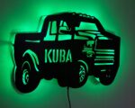 Lampka nocna Samochód Terenowy SUV Z Imieniem LED RGB pilot - obrazek 4