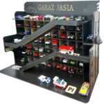 Półka na Samochodziki Autka Pojazdy Garaż Parking Winda Z Imieniem