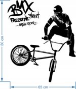 Naklejki ścienne dla chłopców BMX Rower Sport - obrazek 3