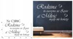 Naklejka na ścianę cytat Rodzina Family - obrazek 10