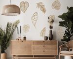 Naklejka na ścianę dekoracja Monstera Liście Palmy Tropikalne - obrazek 8