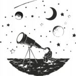 Naklejki ścienne dla dzieci Kosmos Planeta