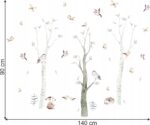 Naklejki ścienne dla dzieci Las Brzozy D347 - obrazek 2
