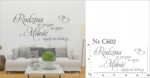 Naklejka na ścianę cytat Rodzina Family - obrazek 11