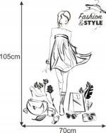 Naklejki ścienne dla dziewczyn Fashion Moda - obrazek 2