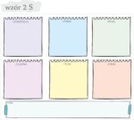 Planer magnetyczny tygodninowy na lodówkę - obrazek 4