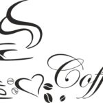 Szablony malarskie do kuchni coffee kawa