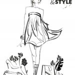 Naklejki ścienne dla dziewczyn Fashion Moda