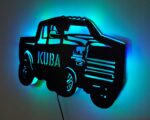 Lampka nocna Samochód Terenowy SUV Z Imieniem LED RGB pilot - obrazek 5