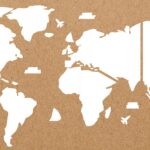 Dodatkowy szablon do naklejania map drewnianych marki Szeridan