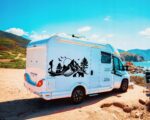 Naklejka na Samochód Kamper Bus Przyczepę Kempingową Góry Trekking - obrazek 5