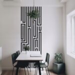 Naklejka na ścianę Nowoczesna Dekoracja do salonu Geometryczna - obrazek 4