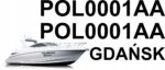 NUMERY REJESTRACYJNE I PORT Wodoodporne Naklejki na Jacht Łódź Motorówkę