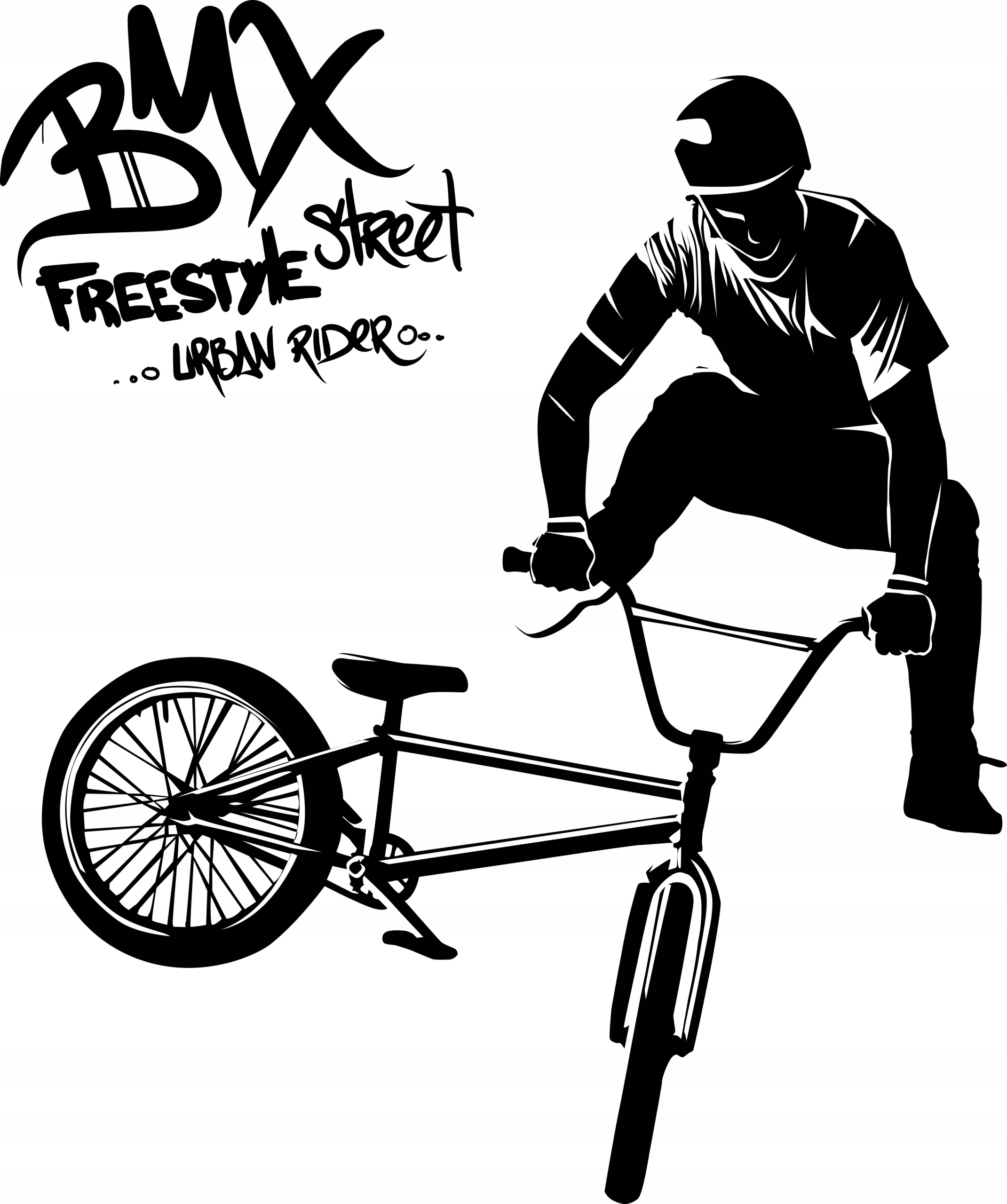 ae64930c4c99bc8d68498b59b8d6 Naklejki ścienne dla chłopców BMX Rower Sport - obrazek 1