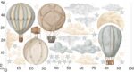 Naklejki na ścianę dla dzieci Balony Chmurki - obrazek 3