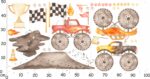 Naklejki dla dzieci na ścianę Auta Monster Truck - obrazek 4