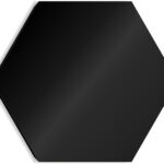 Dekoracja naklejka na ścianę 3D Hexagon 18x16cm