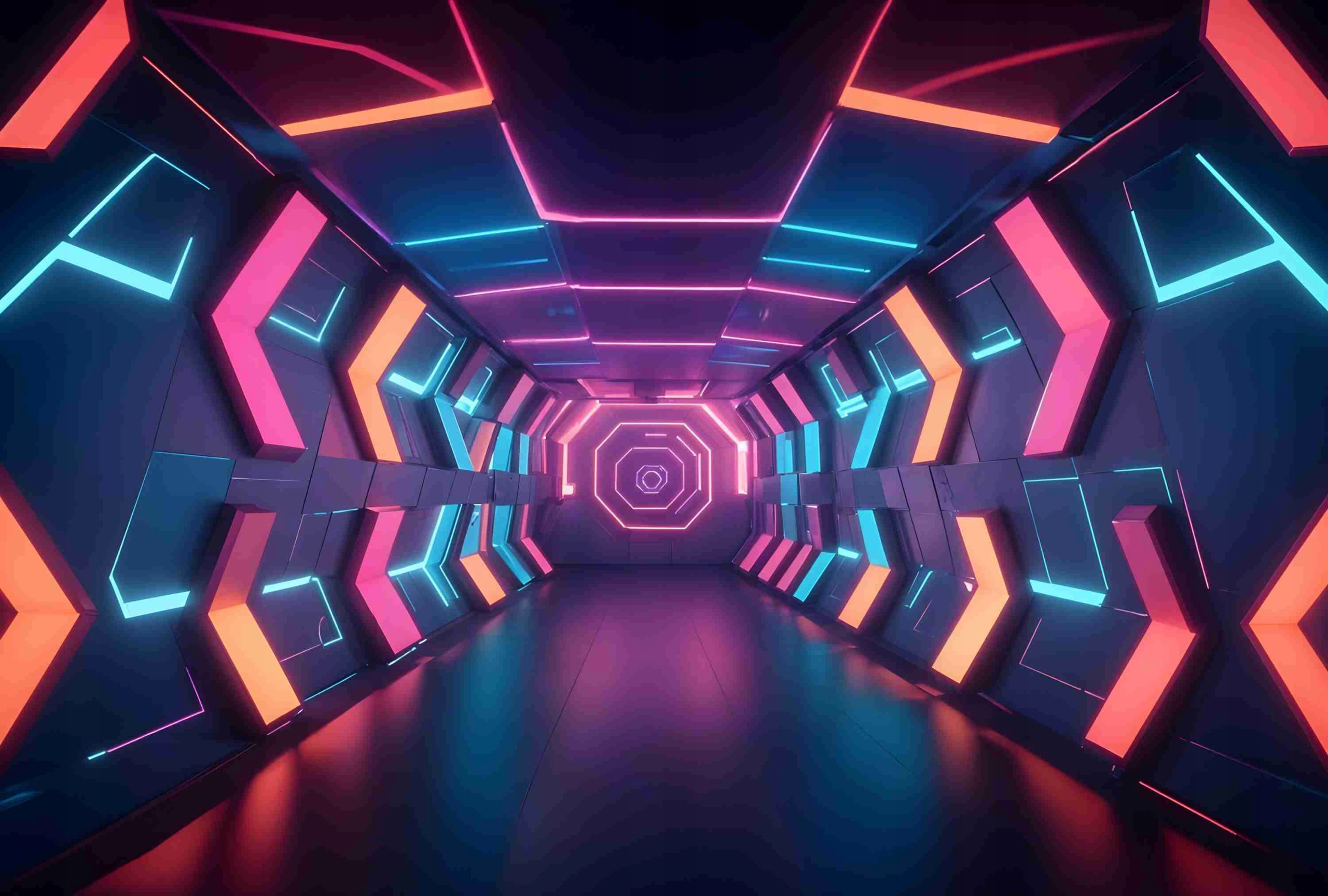c4ebdf1243f5ae0a30ea42b6df70 Fototapeta flizelinowa Młodzieżowa 3D Nowoczesna Neon Gracza Na Wymiar - obrazek 1