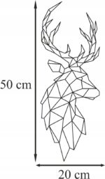 Naklejka ścienna Geometryczny Jeleń nr 6 - obrazek 2