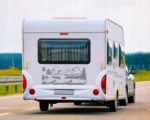 Naklejka na Samochód Kamper Bus Przyczepę Kempingową Góry Jezioro - obrazek 5