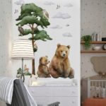 Naklejki na ścianę dla dzieci Las Zwierzęta Forest - obrazek 2