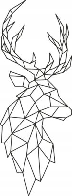 Naklejka ścienna Geometryczny Jeleń nr 6