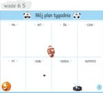 Planer magnetyczny tygodninowy na lodówkę - obrazek 6
